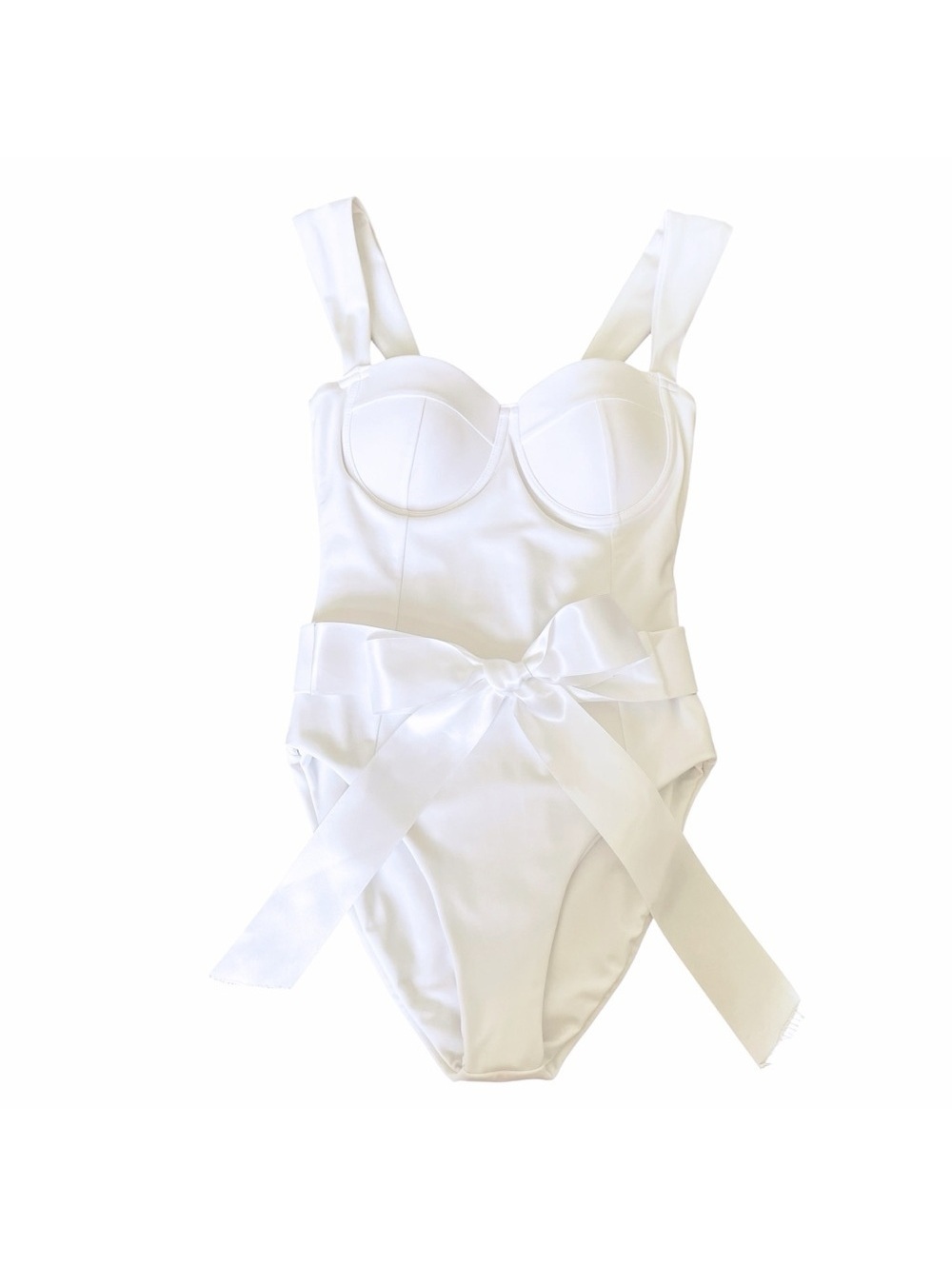 Beach Riot Dina One Piece White Size XS Bridal Honeymoon Corset Vacation READ